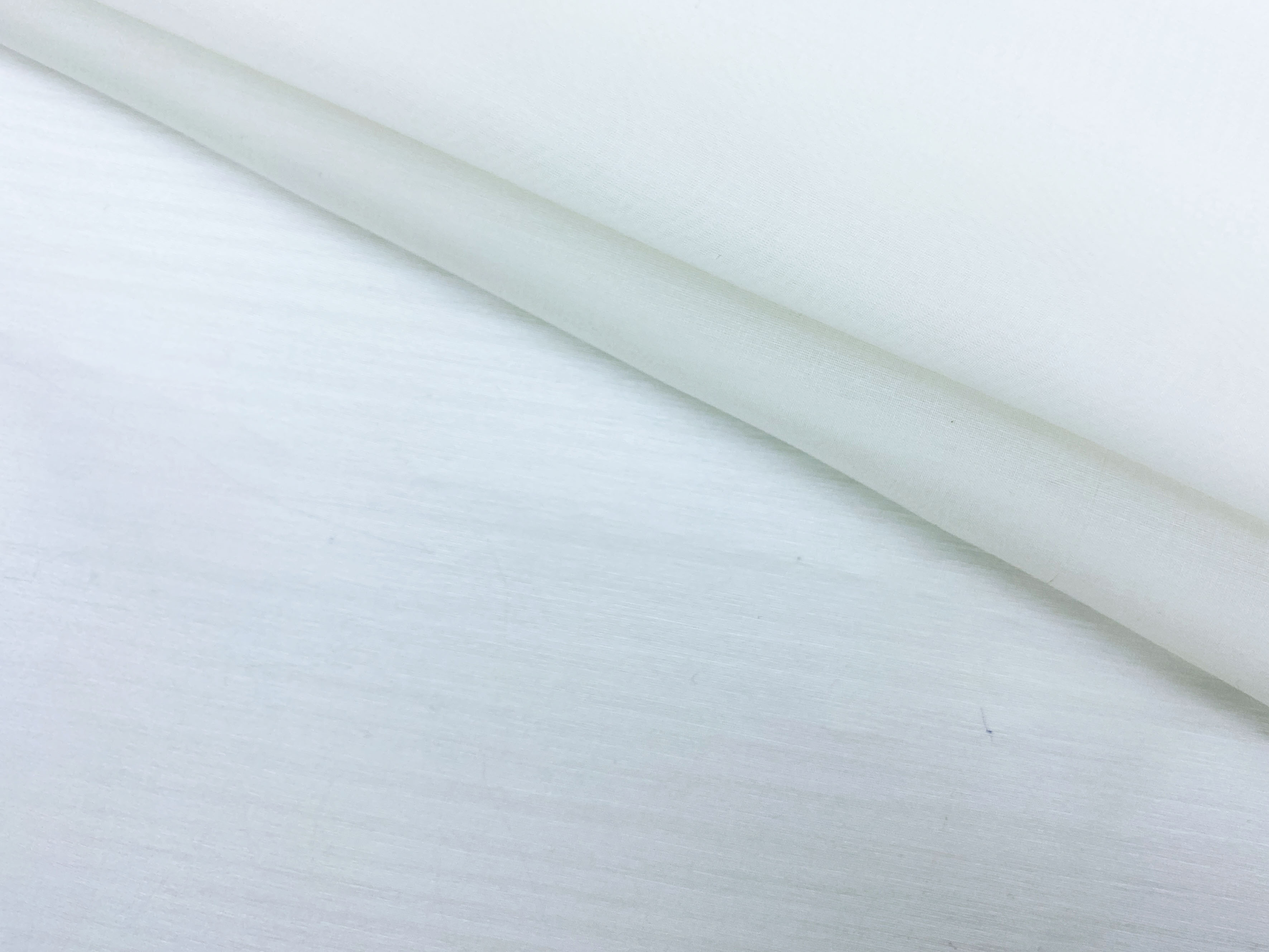 Ткань Органза   молочного цвета однотонная 26402 1